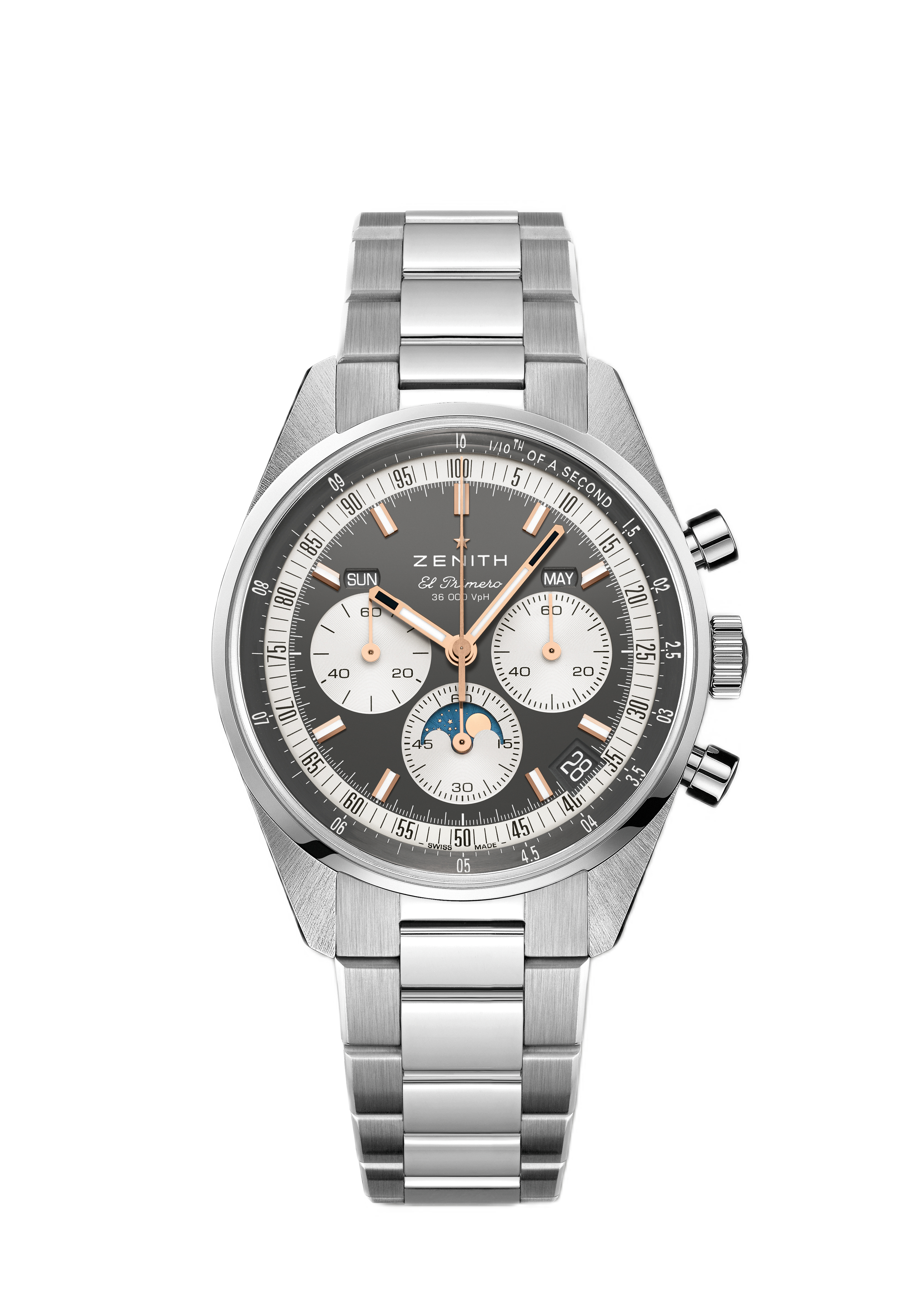 Men's watch / unisex  ZENITH, Chronomaster Original Triple Calendar / 38mm, SKU: 03.3400.3610/39.M3200 | timeolution.com