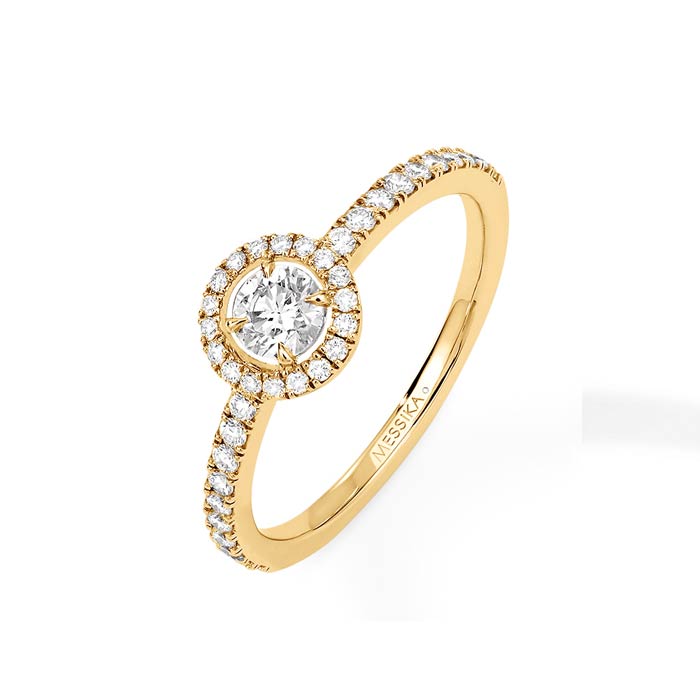 Women Jewellery  MESSIKA, Joy Brilliant Cut 0.25ct Diamond Yellow Gold Ring, SKU: 04163-YG | timeolution.com