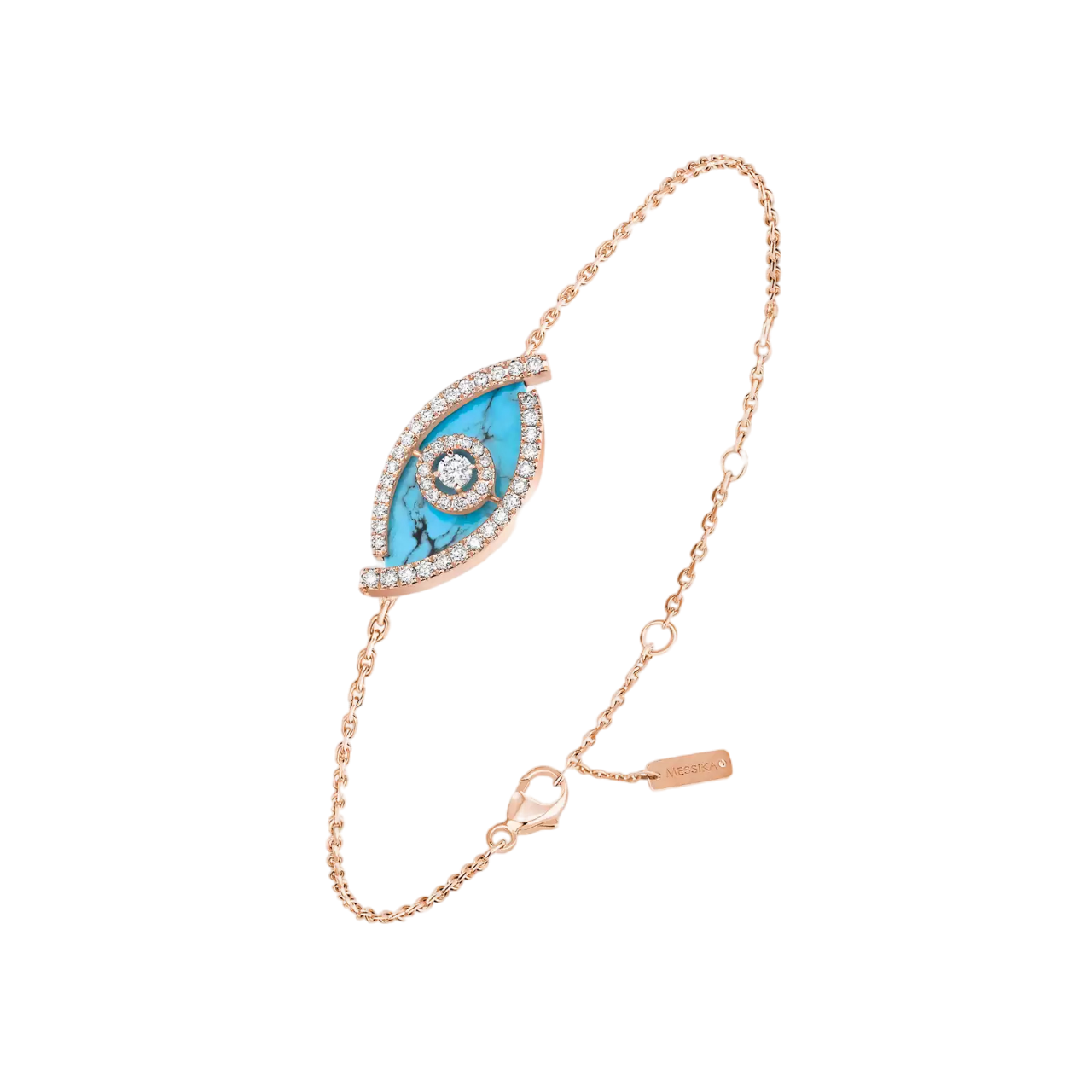 Women Jewellery  MESSIKA, Lucky Eye Turquoise Bracelet, SKU: 12953-PG | timeolution.com