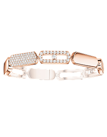 Imperial Move LM Pink Gold Diamond Bracelet