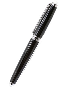 Lalique Crystal Black Fountain Pen