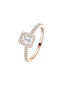 Joy 0.25Ct Pink Gold Diamond Ring