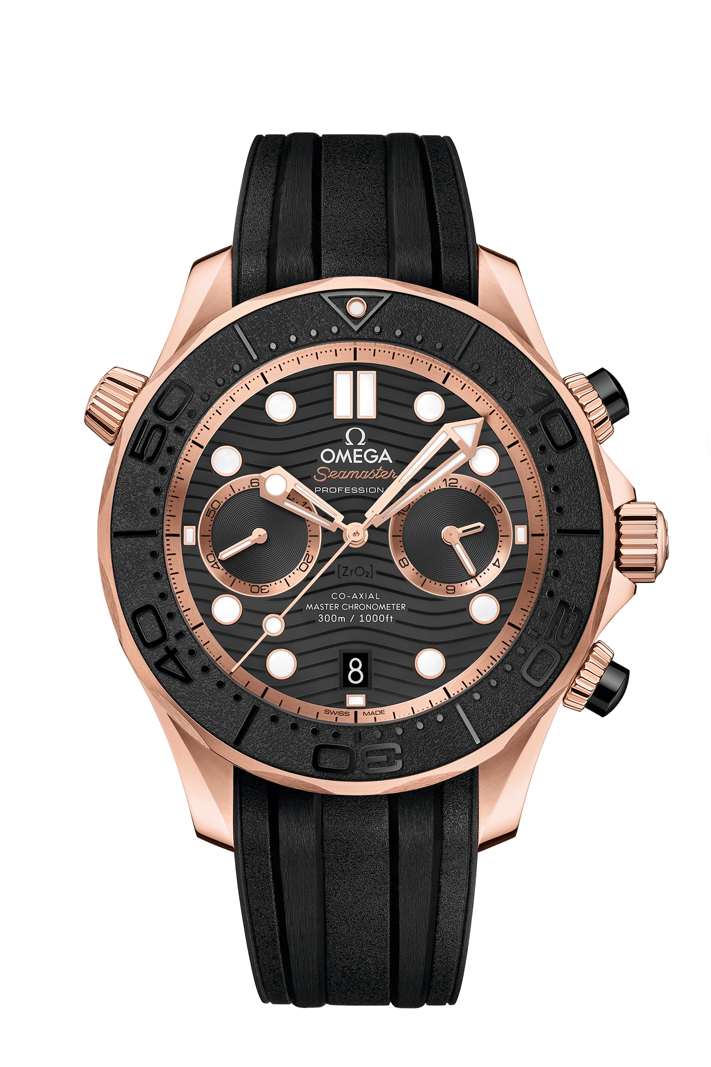 Men's watch / unisex  OMEGA, Diver 300m Co Axial Master Chronometer Chronograph / 44mm, SKU: 210.62.44.51.01.001 | timeolution.com