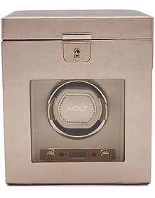 Palermo Single Watch Winder With Jewellery Storage