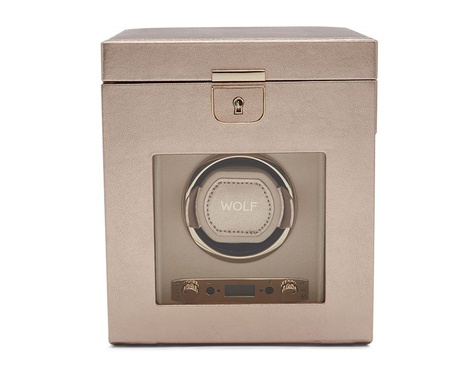  WOLF 1834, Palermo Single Watch Winder With Jewellery Storage, SKU: 213716 | timeolution.com