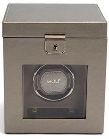 Palermo Single Watch Winder With Jewellery Storage