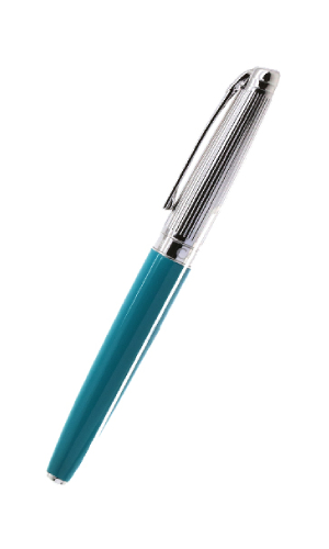  CARAN D’ACHE, Léman Bicolor Turquoise Roller Pen, SKU: 4779.171 | timeolution.com