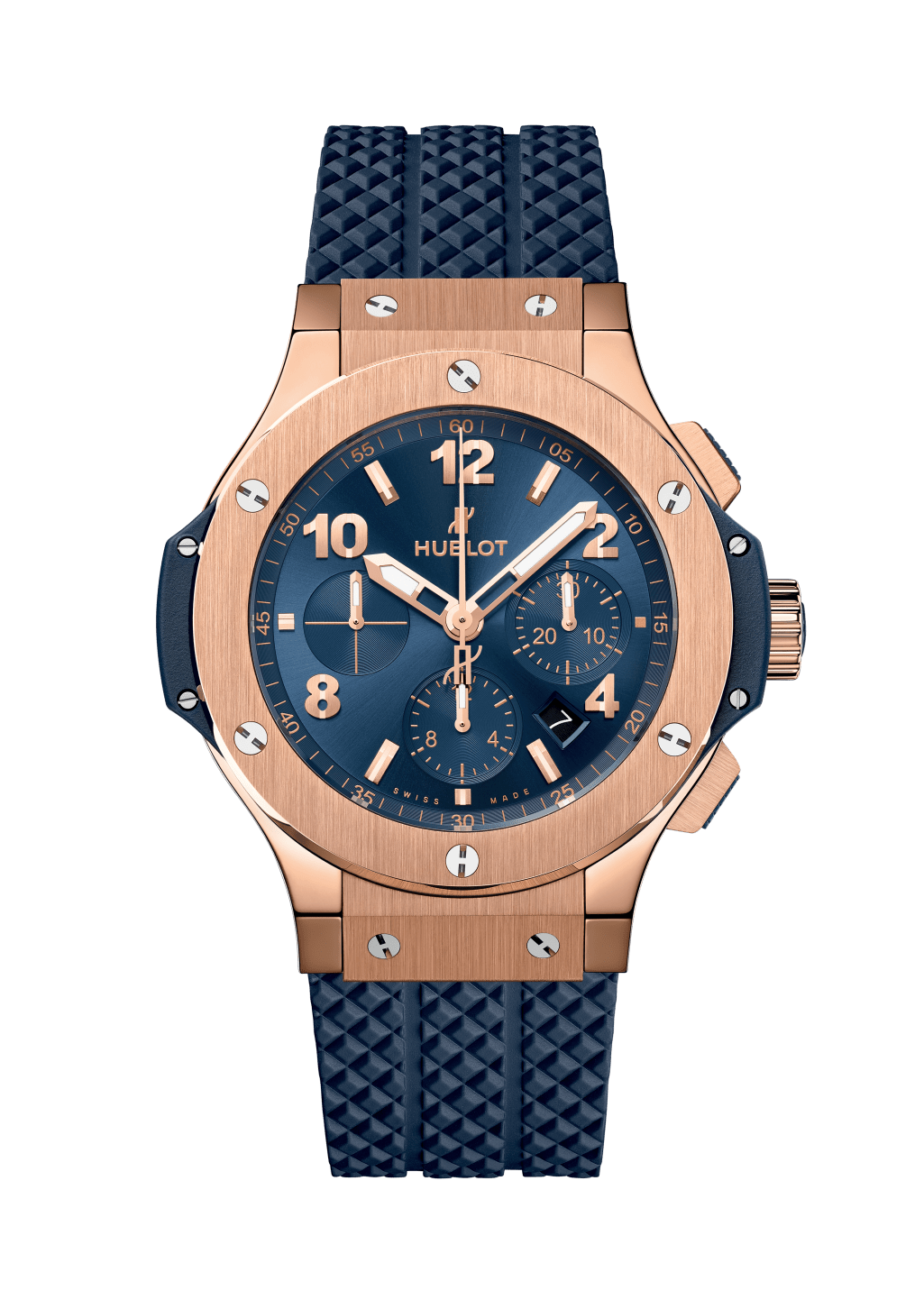 Men's watch / unisex  HUBLOT, Big Bang Original Gold Blue / 44mm, SKU: 301.PX.710.RX | timeolution.com