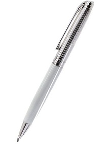 Léman Bicolor White Ballpoint Pen