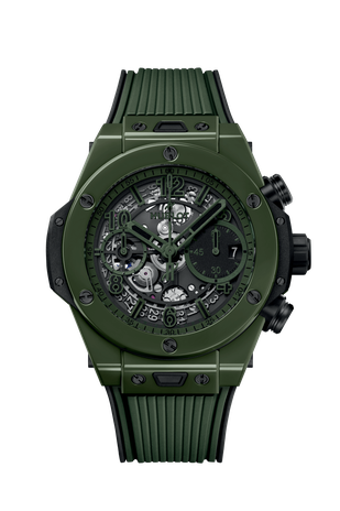 Men's watch / unisex  HUBLOT, Big Bang Unico Green Ceramic Limited Edition / 42mm, SKU: 441.GX.5210.RX | timeolution.com