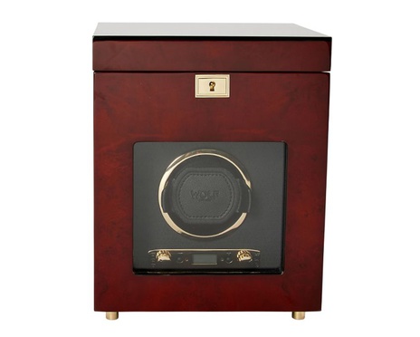  WOLF 1834, Savoy Single Watch Winder With Storage, SKU: 454510 | timeolution.com