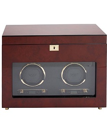 Savoy Double Watch Winder With Storage