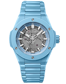 Big Bang Integrated Time Only Sky Blue Indigo Ceramic / 40mm