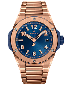 Big Bang Integrated Time Only King Gold Blue / 38mm