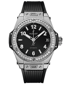 Big Bang One Click Steel Diamonds / 39mm