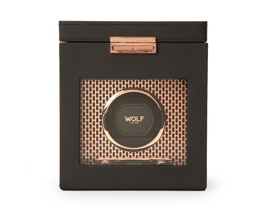  WOLF 1834, Axis Single Watch Winder With Storage, SKU: 469216 | timeolution.com