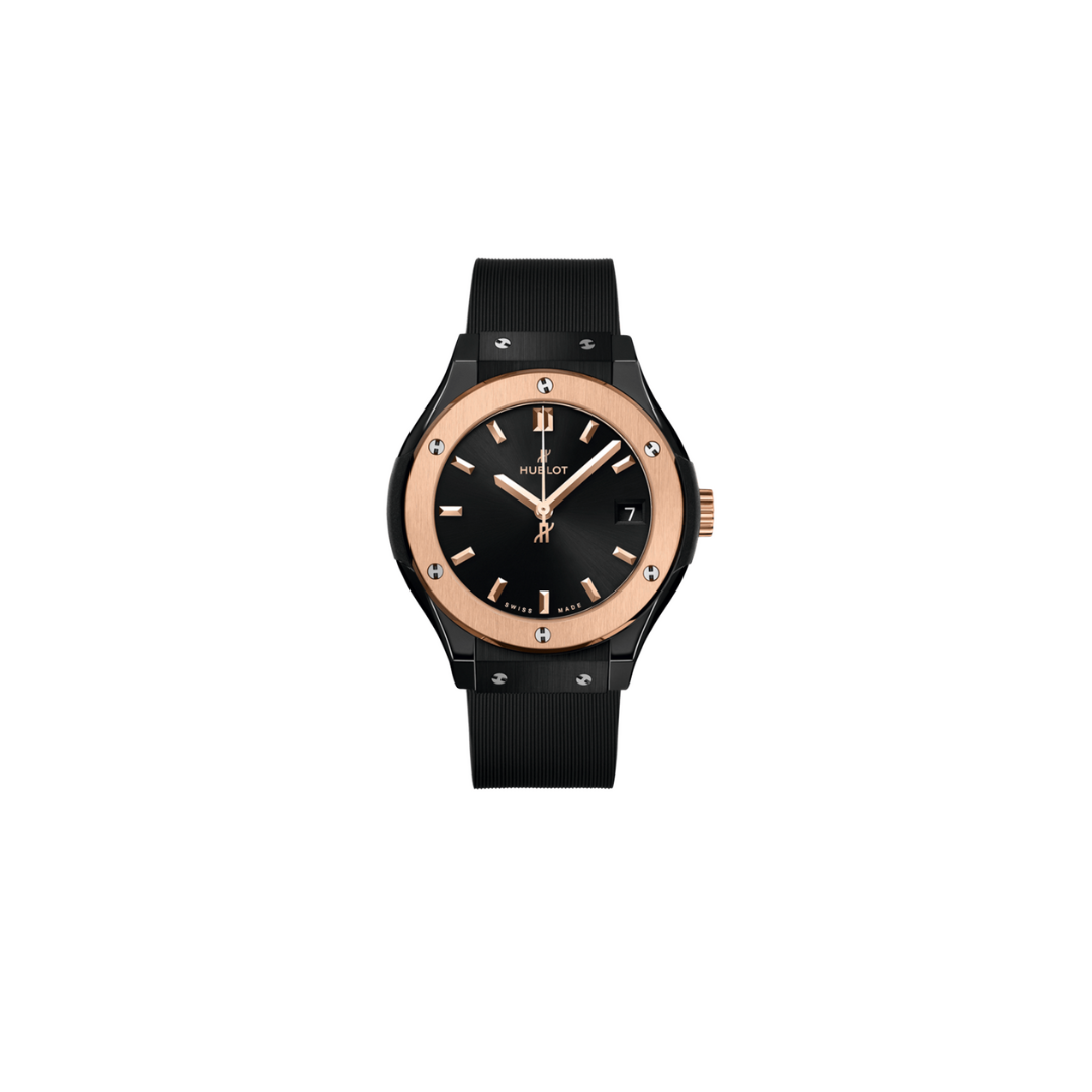 Ladies' watch  HUBLOT, Classic Fusion Ceramic King Gold / 33mm, SKU: 581.CO.1480.RX | timeolution.com