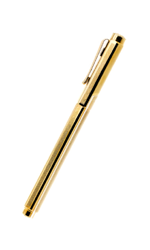  CARAN D’ACHE, Chevron Gilt Rollerball Pen, SKU: 838.208 | timeolution.com