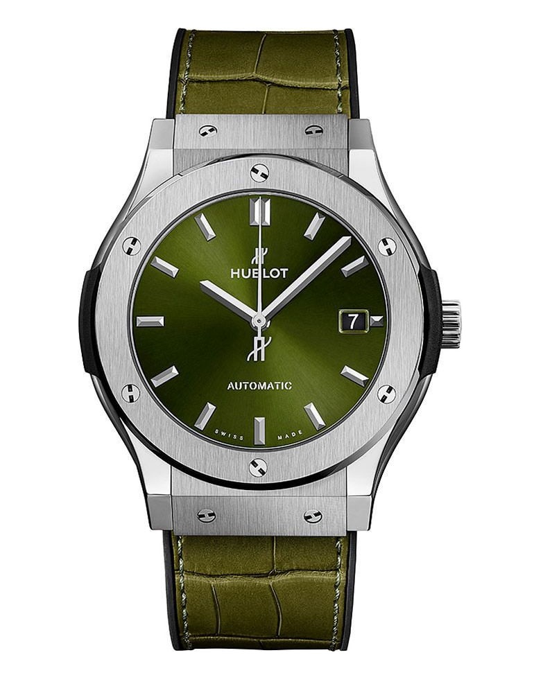 Men's watch / unisex  HUBLOT, Classic Fusion Titanium / 45mm, SKU: 511.NX.8970.LR | timeolution.com