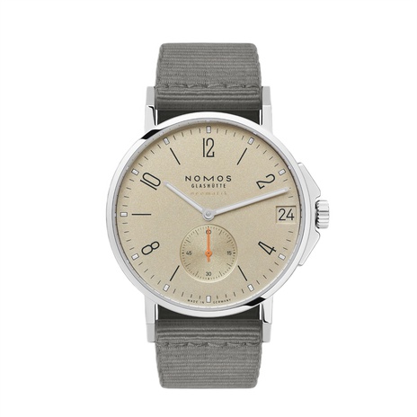 Men's watch / unisex  NOMOS GLASHÜTTE, Ahoi Neomatik 38 Date Sand / 38.5mm, SKU: 517 | timeolution.com