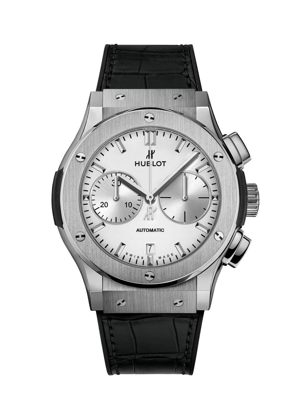 Men's watch / unisex  HUBLOT, Classic Fusion Chronograph Titanium Opalin / 45mm, SKU: 521.NX.2611.LR | timeolution.com