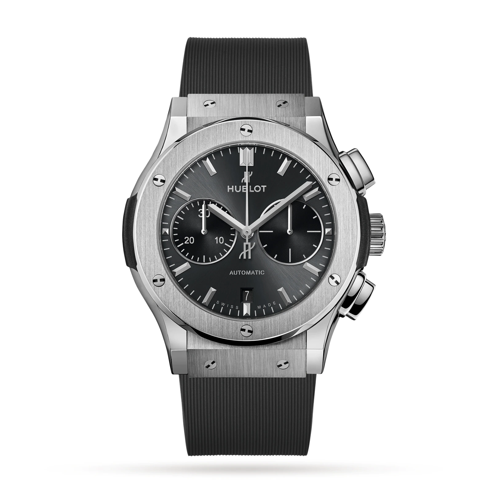 Men's watch / unisex  HUBLOT, Classic Fusion Racing Grey Chronograph Titanium / 45mm, SKU: 521.NX.7071.RX | timeolution.com