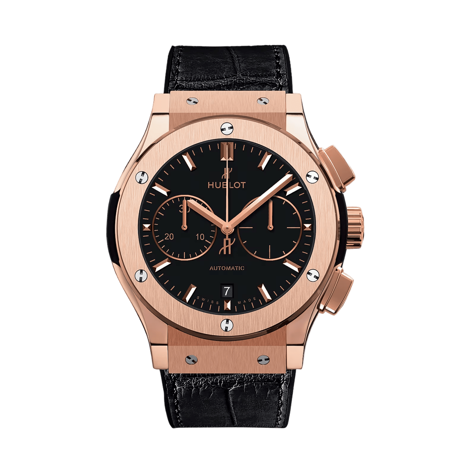 Men's watch / unisex  HUBLOT, Classic Fusion Chronograph King Gold Pave / 45mm, SKU: 521.OX.1181.LR | timeolution.com