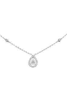 Joy Pear 0.25ct White Gold Diamond Necklace