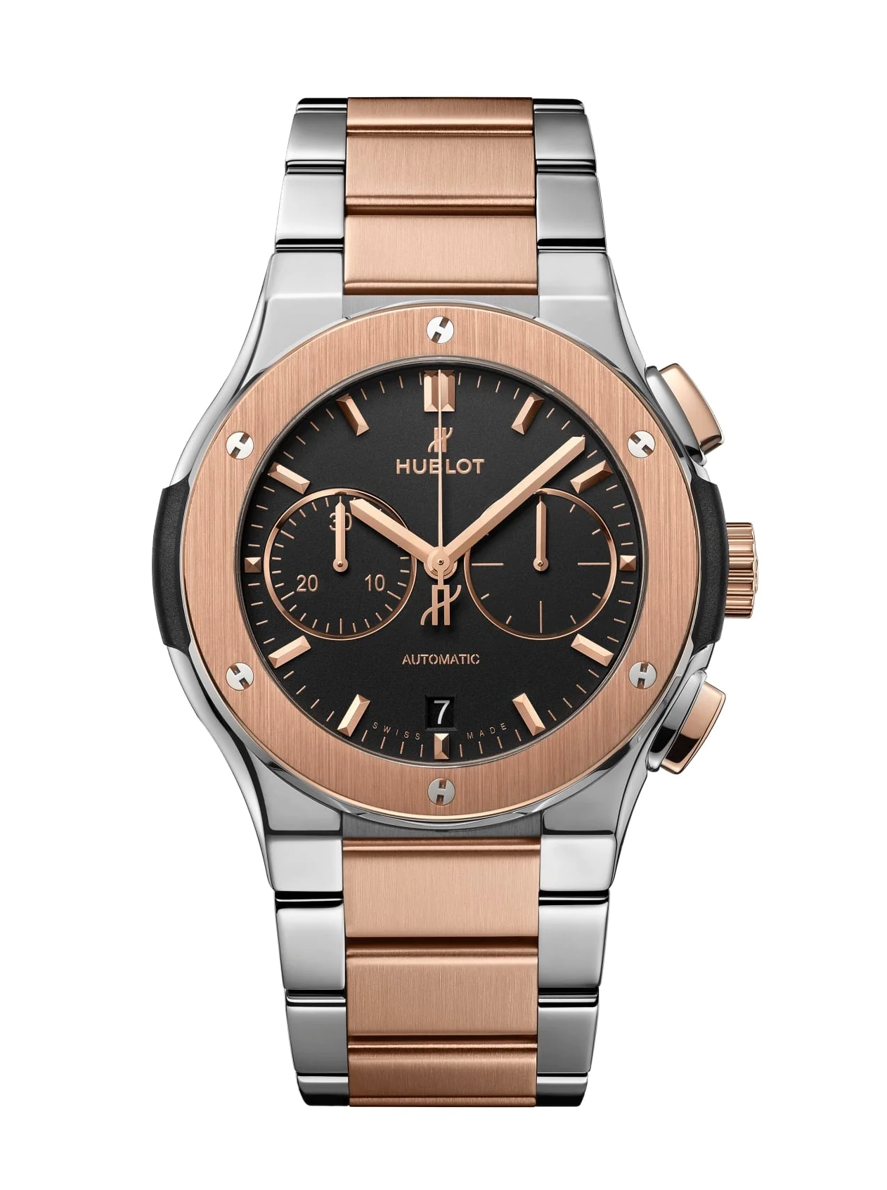 Men's watch / unisex  HUBLOT, Classic Fusion Chronograph Titanium King Gold  / 42mm, SKU: 540.NO.1180.NO | timeolution.com