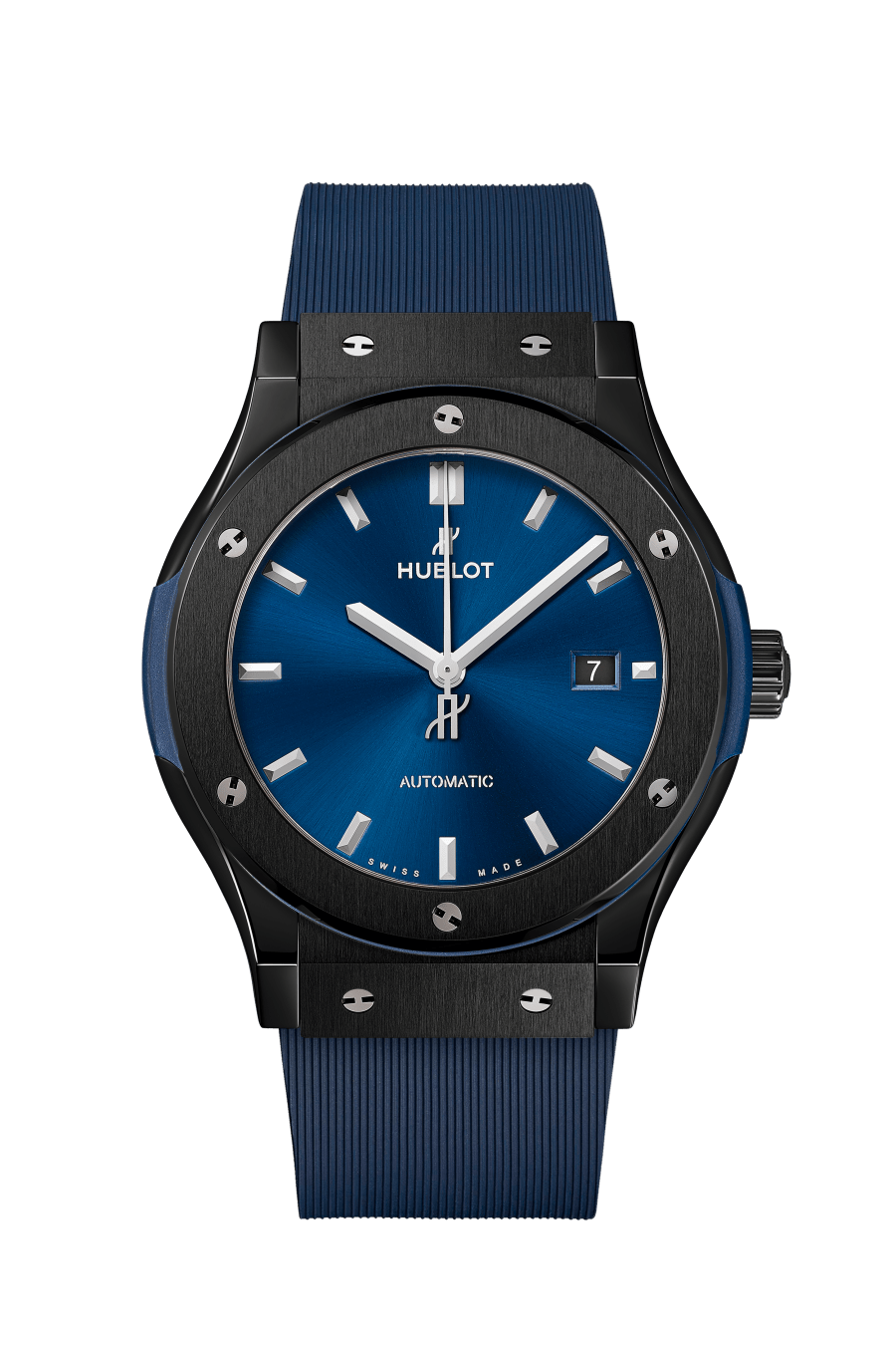 Men's watch / unisex  HUBLOT, Classic Fusion Ceramic Blue / 42mm, SKU: 542.CM.7170.RX | timeolution.com