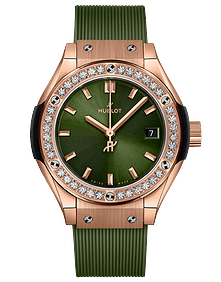 Classic Fusion King Gold Green Diamonds / 29mm