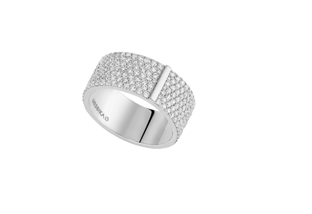 Women Jewellery  MESSIKA, Ring Kate PM Paved, SKU: 81BG02W0-6150-0036-WG-54 | timeolution.com