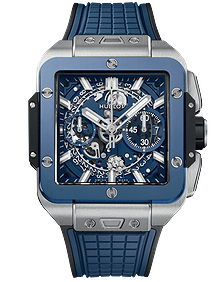 Square Bang Unico Titanium Blue Ceramic / 42mm