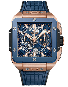 Square Bang Unico King Gold Blue Ceramic / 42mm