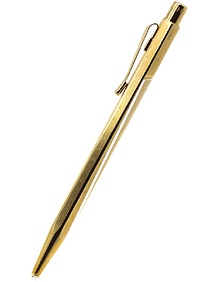 Ecridor Chevron Gilded Ballpoint Pen