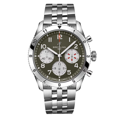 Men's watch / unisex  BREITLING, Classic AVI Chronograph Curtiss Warhawk / 42mm, SKU: A233802A1L1A1 | timeolution.com