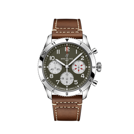 Men's watch / unisex  BREITLING, Classic AVI Chronograph Curtiss Warhawk / 42mm, SKU: A233802A1L1X1 | timeolution.com