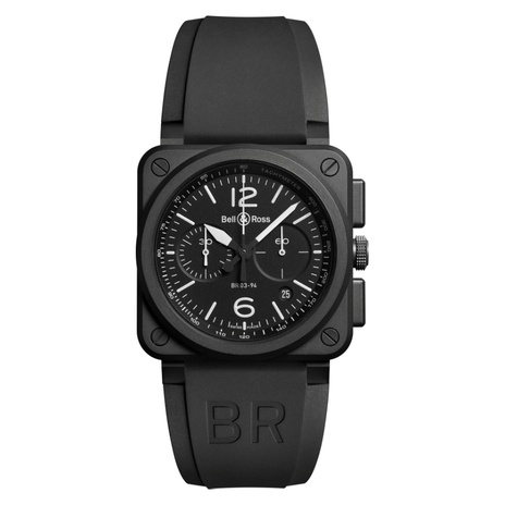 Men's watch / unisex  BELL & ROSS, BR 03-94 Black Matte / 42mm, SKU: BR0394-BL-CE | timeolution.com