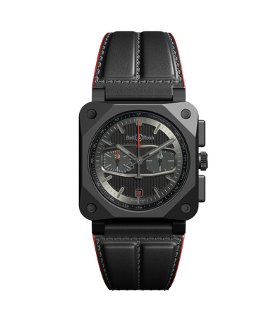 Men's watch / unisex  BELL & ROSS, BR 03-94 Blacktrack / 42mm, SKU: BR0394-BTR-CE/SCA | timeolution.com