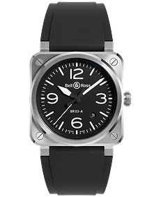 BR 03 Black Steel / 41mm