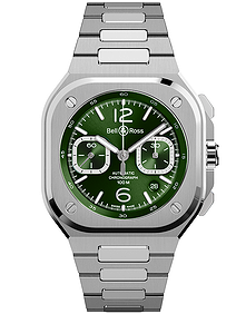 BR 05 Chrono Green Steel / 42mm