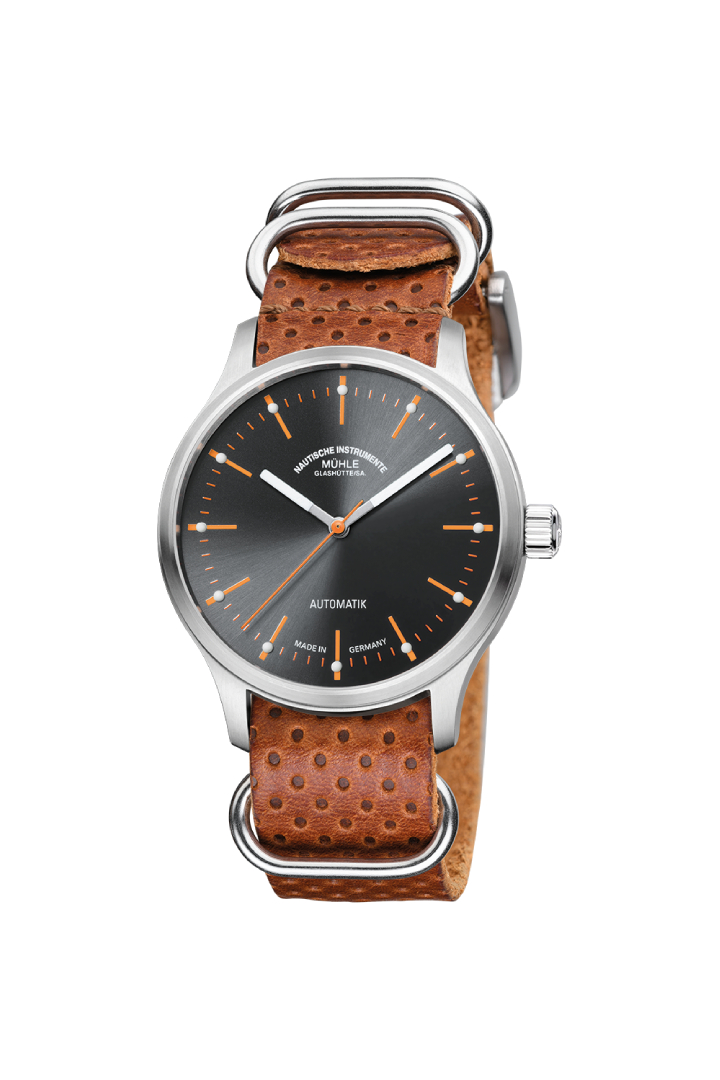 Men's watch / unisex  MÜHLE-GLASHÜTTE, Panova Grey / 40mm, SKU: M1-40-75-LB-I | timeolution.com