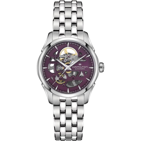 Ladies' watch  HAMILTON, Jazzmaster Skeleton Lady Auto / 36mm, SKU: H32265101 | timeolution.com