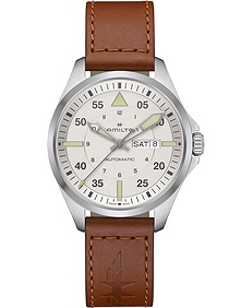 Khaki Aviation Pilot Day Date Auto / 42mm