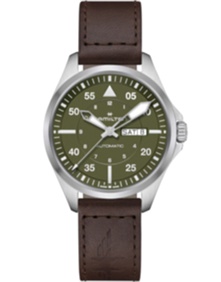 Khaki Aviation Pilot Day Date Auto / 42mm