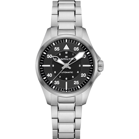 Men's watch / unisex  HAMILTON, Khaki Aviation Pilot Auto / 36mm, SKU: H76215130 | timeolution.com