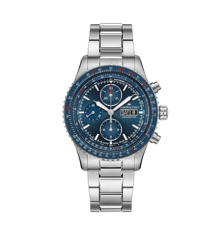 Men's watch / unisex  HAMILTON, Khaki Aviation Converter Auto Chrono / 44mm, SKU: H76746140 | timeolution.com