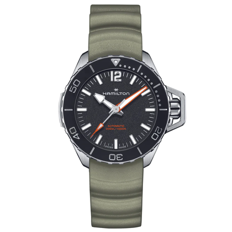 Men's watch / unisex  HAMILTON, Khaki Navy Frogman Auto / 41mm, SKU: H77455331 | timeolution.com