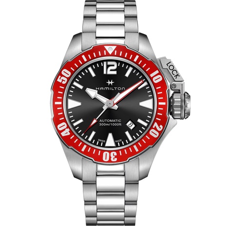 Men's watch / unisex  HAMILTON, Khaki Navy Frogman Auto / 42mm, SKU: H77725135 | timeolution.com