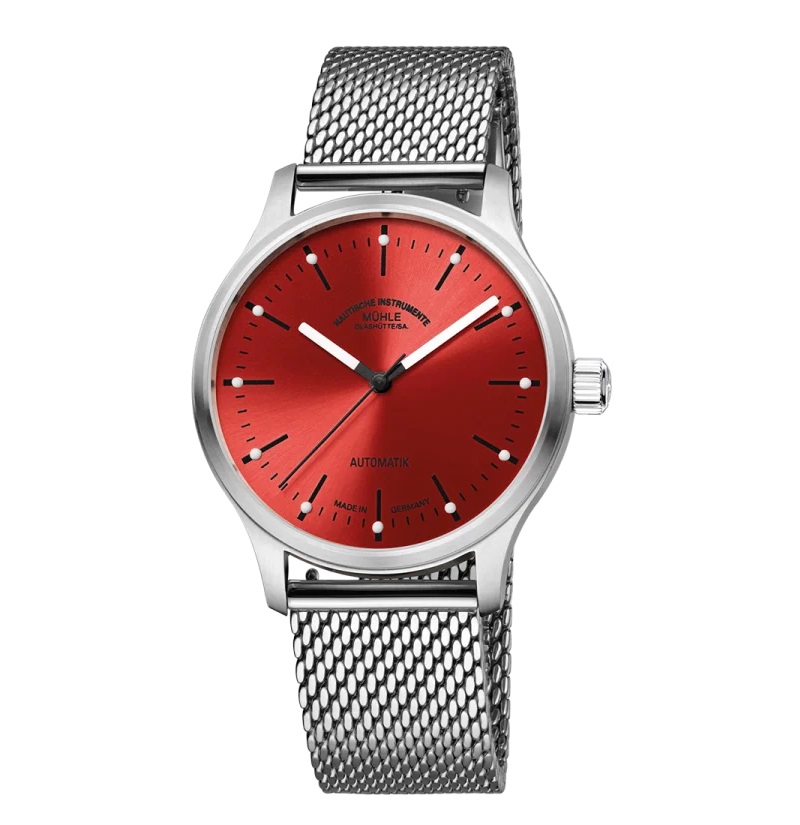 Men's watch / unisex  MÜHLE-GLASHÜTTE, Panova Red / 40mm, SKU: M1-40-78-MB | timeolution.com